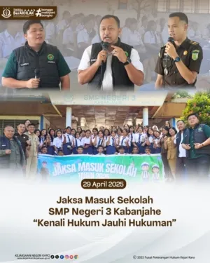 Kejari Karo Gelar Program JMS Sosialisasi Hukum   