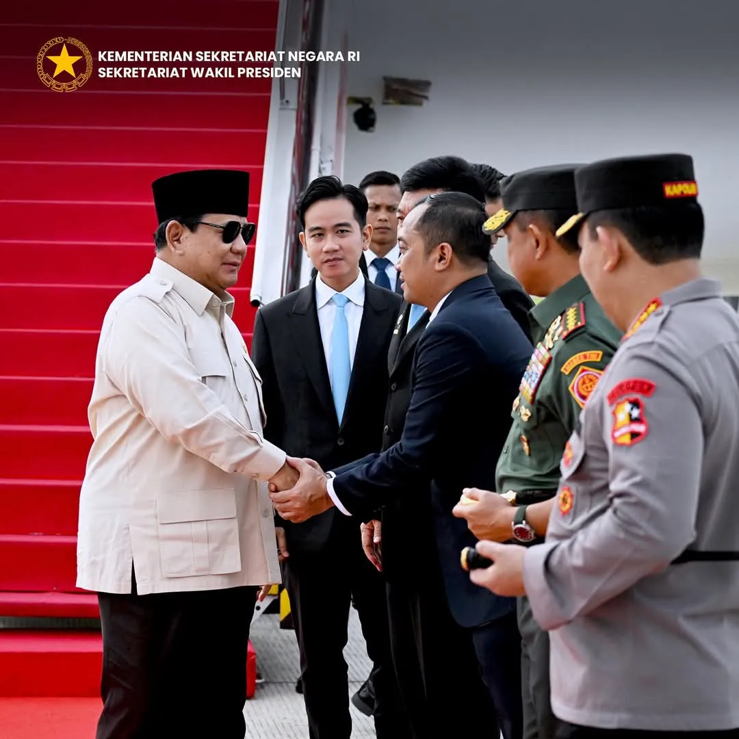 Presiden Prabowo Subianto Tiba di Tanah Air Setelah Lawatan ke Timur Tengah dan Turki