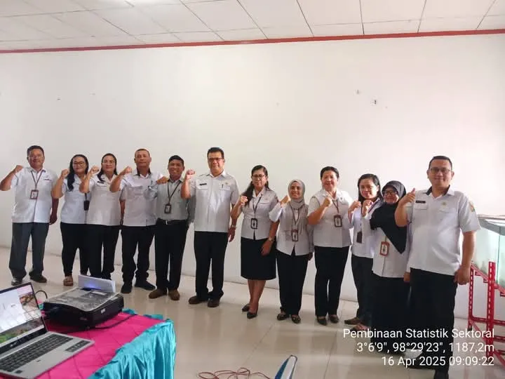 Dinas Kominfo Karo Gelar Pembinaan Statistik Sektoral