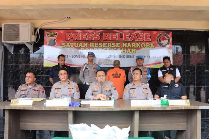 Bawa Sabu 3 Kg, Warga Aceh Diringkus Polres Asahan