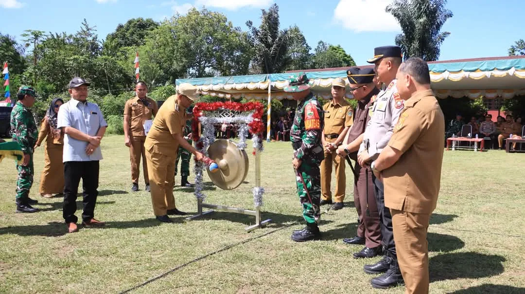 Buka TMMD 2025, Bupati Dairi : Pentingnya Gotong-Royong Wujudkan Pembangunan