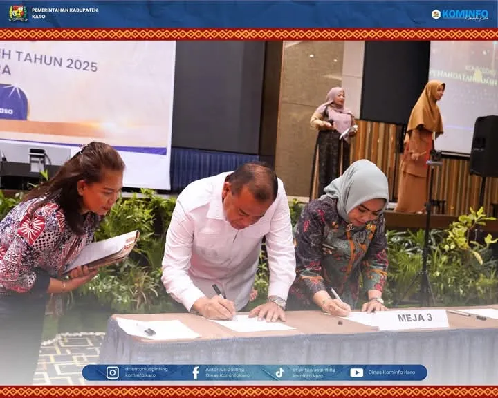 Bupati Karo Hadiri Konsolidasi SPMB 2025, Teken Komitmen Wujudkan Penerimaan Siswa yang Bersih dan Transparan