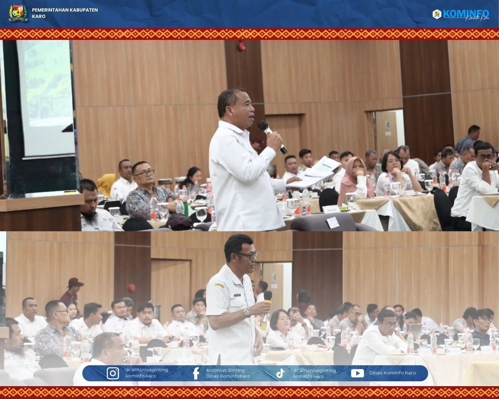 Bupati Karo Hadiri Rapat Koordinasi Penanganan Infrastruktur Jalan dan Jembatan di Provinsi Sumatera Utara
