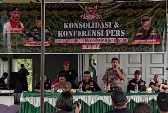 DPC GRIB Jaya Karo Lakukan Konsolidasi Rapatkan Barisan dengan Anak Cabang