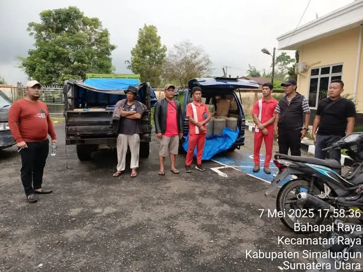 Polres Simalungun Amankan Dugaan Penyelewengan BBM Bersubsidi di SPBU Sinaksak