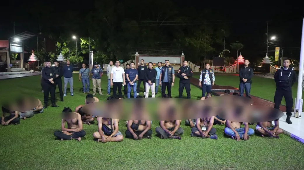 Polisi Amankan 15 Pelaku Pungli, 5 Juru Parkir Liar dan 5 Anak Geng Motor di Labuhanbatu