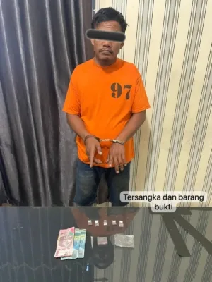 Polres Tanah Karo Ringkus Pengedar Shabu di Tigabinanga