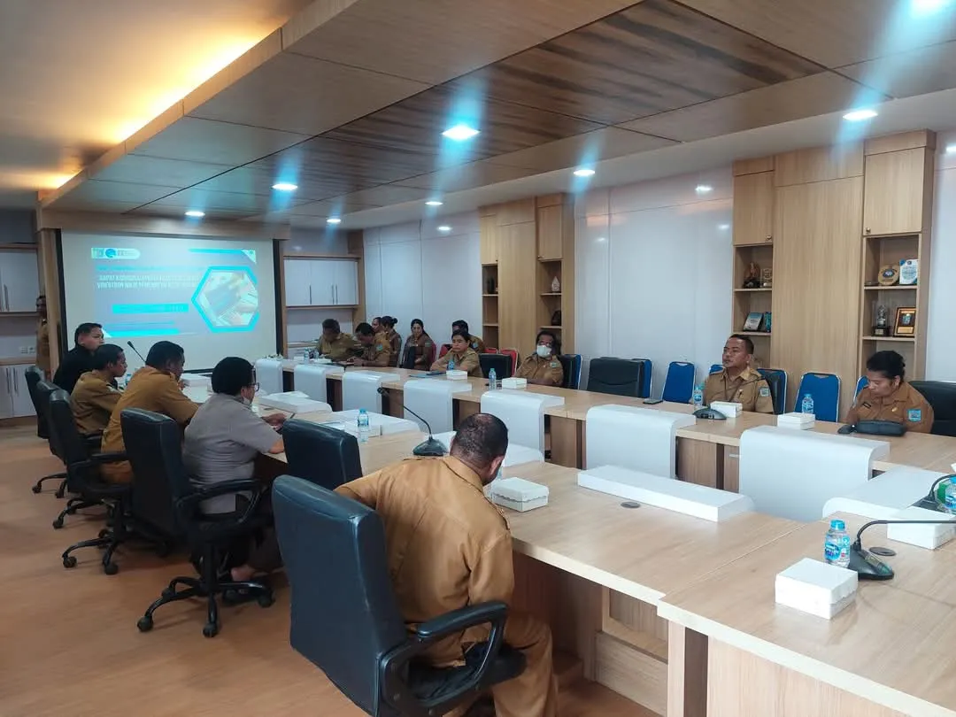 Rakor Perencanaan Pembangunan 4 Titik Videotron di Sorong
