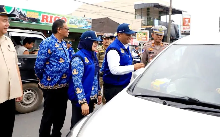 Hari Pertama Razia Gabung di Dairi, 10 Kendaraan Ditilang