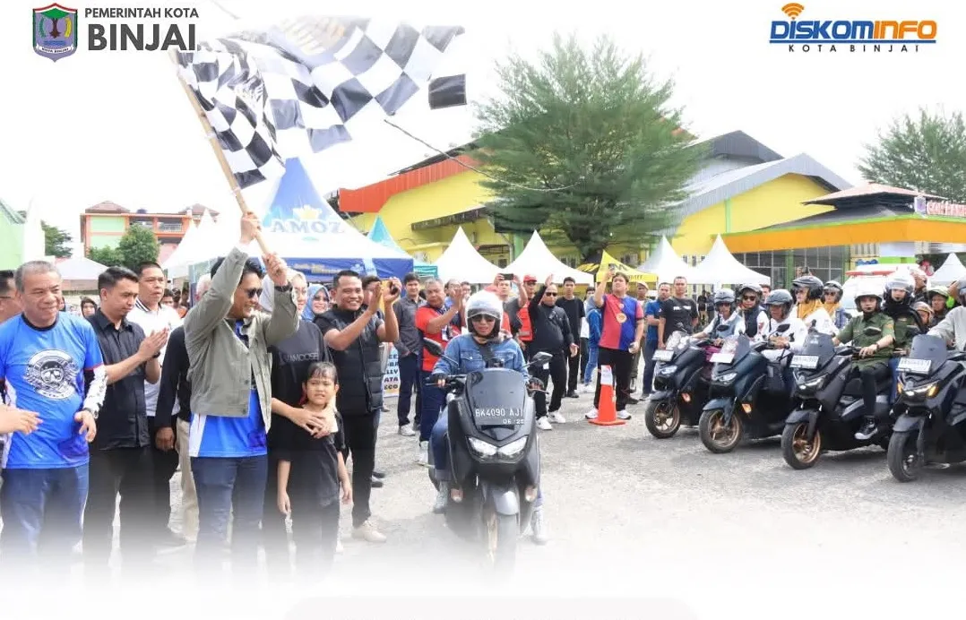 Hadiri Binjai Bikers Day 2025, Wakil Wali Kota: Binjai Adalah Kota Sahabat Bagi Semua Kalangan