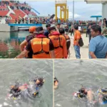 Dua dari Tiga  Korban Tenggelam di Pelabuhan Onan Runggu Samosir Berhasil Ditemukan Tim SAR