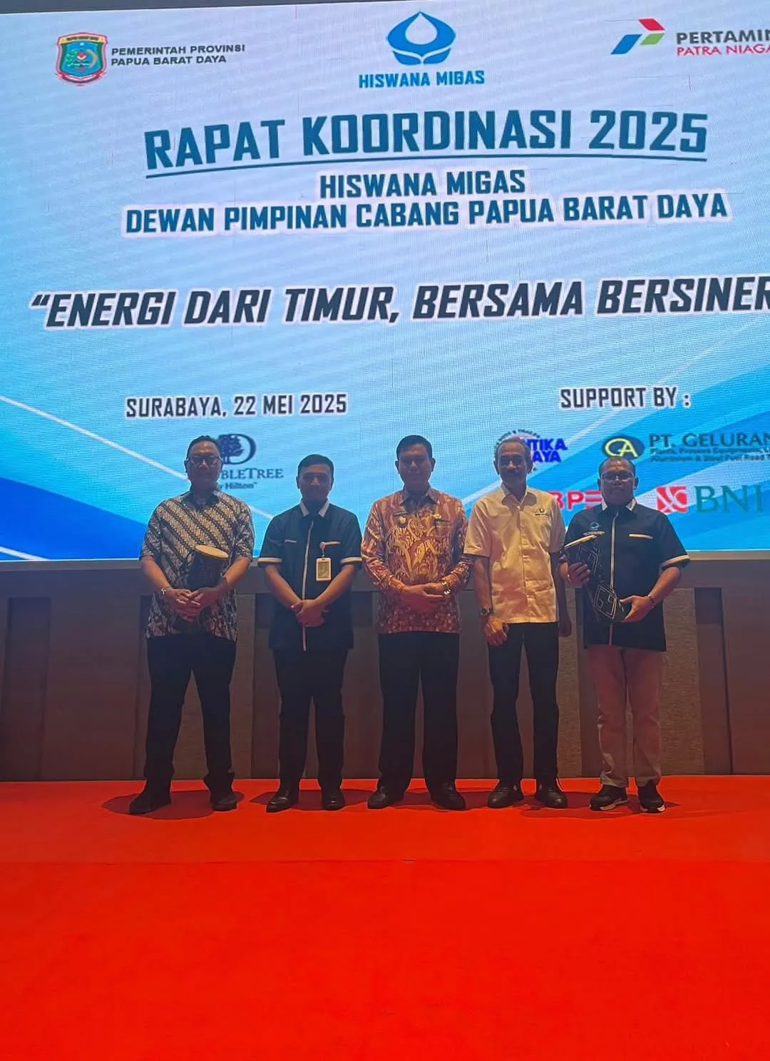 Wakil Wali Kota Sorong Hadiri Rakor Hiswana Migas DPC Papua Barat Daya