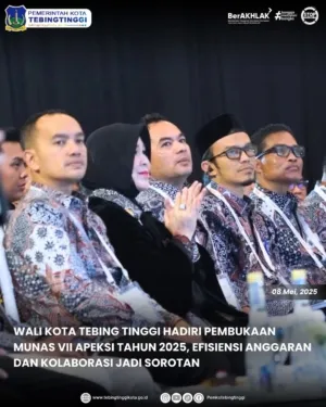 WaliKota Tebing  Tinggi HADIRI Pembukaan Munas VII APEKSI 2025