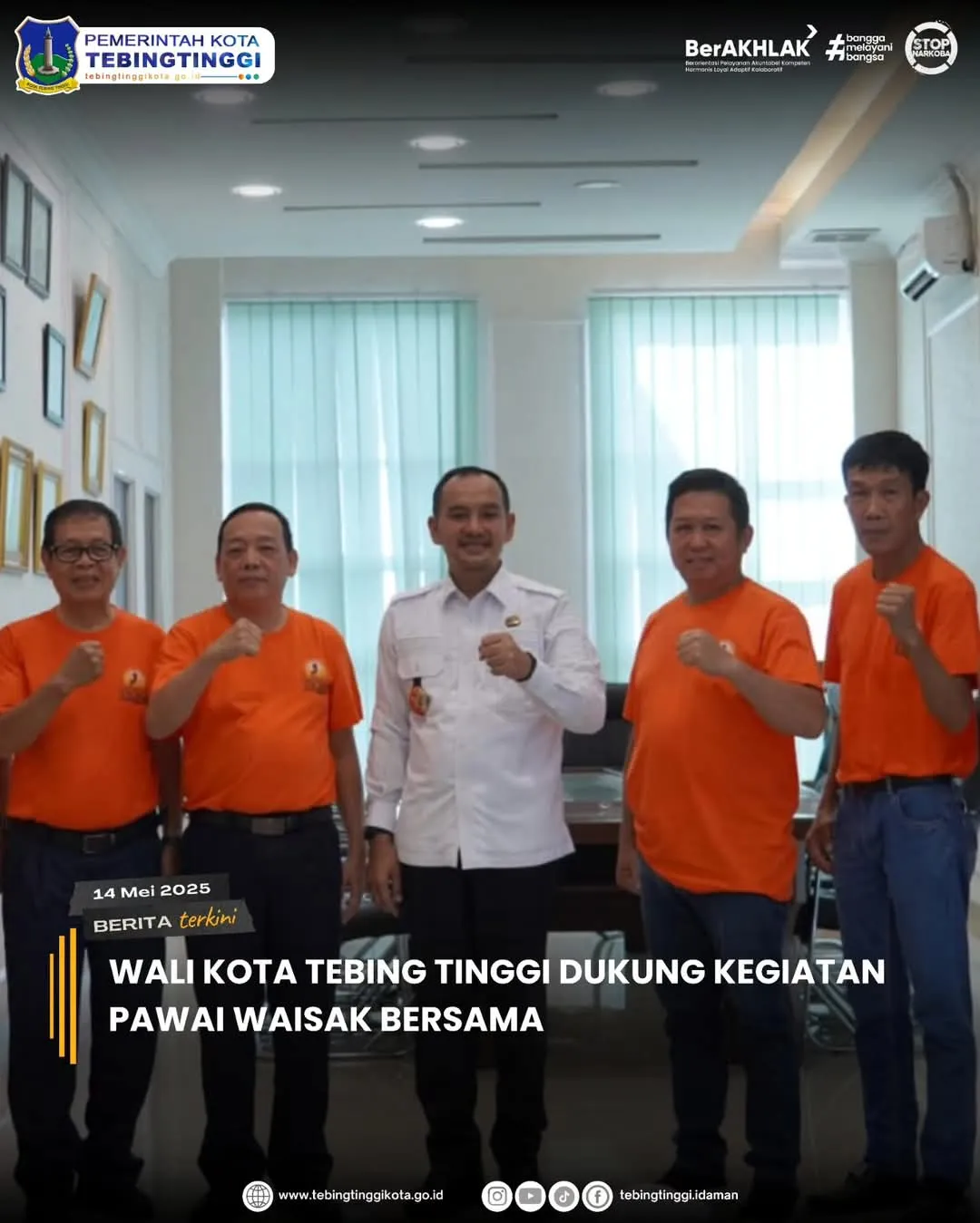 Wali Kota Tebing Tinggi Dukung Kegiatan Pawai Waisak Bersama