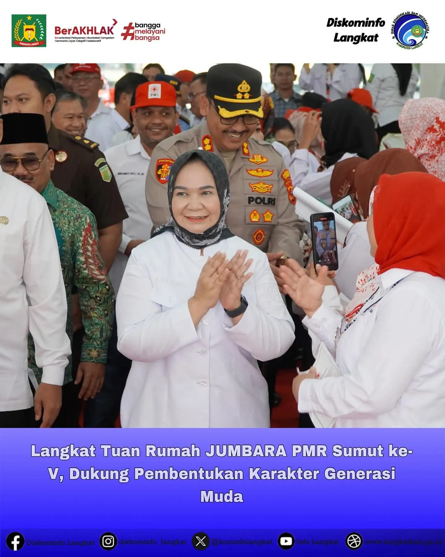 Kabupaten Langkat Sebagai Tuan Rumah JUMBARA PMR V Tingkat Provinsi Sumut