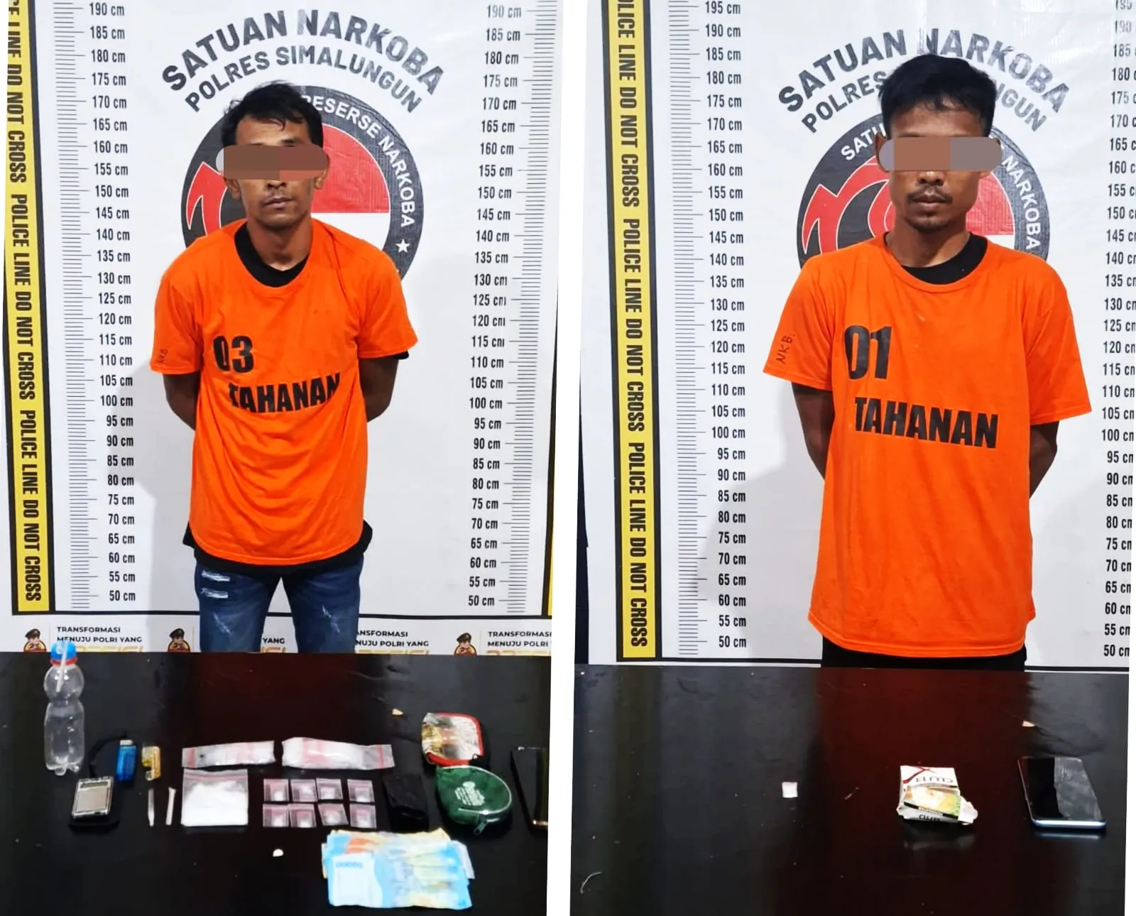 Polres Simalungun Ringkus  Dua Bandar Narkoba