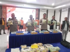 Polres Asahan Meringkus 6 Kurir dengan Barang Bukti 30 Kg Sabu