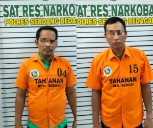 Polres Sergai Ringkus Dua Pengedar Sabu di Seirampah