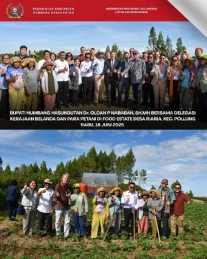Ketua DEN bersama Delegasi Belanda Berkunjung Ke TSTH2 Humbahas