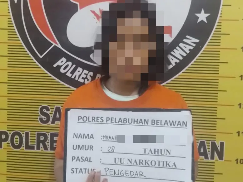 Polres Pelabuhan Belawan Ringkus Seorang Wanita Pengedar Sabu