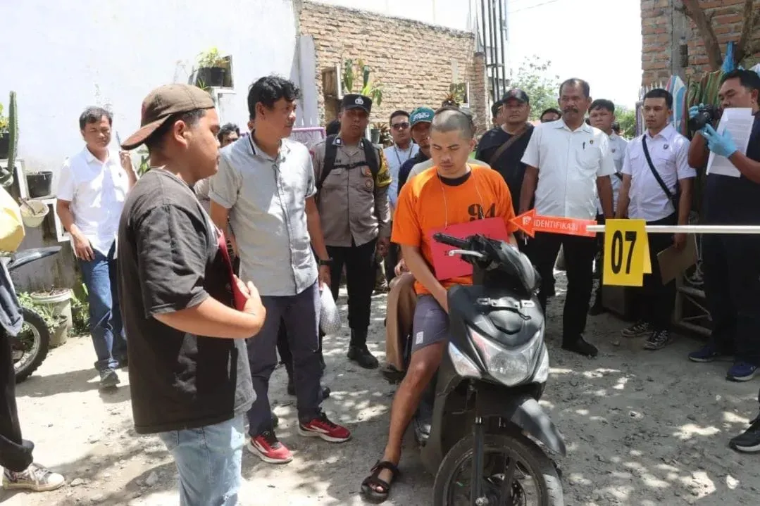Polres Tanah Karo Gelar Rekonstruksi Kasus Pembunuhan di Hotel Aritha