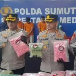 Polrestabes Medan Ringkus 3 Kurir Jaringan Malaysia, 20 Kg Sabu dan 58.750 Butir Pil Ekstasi Disita