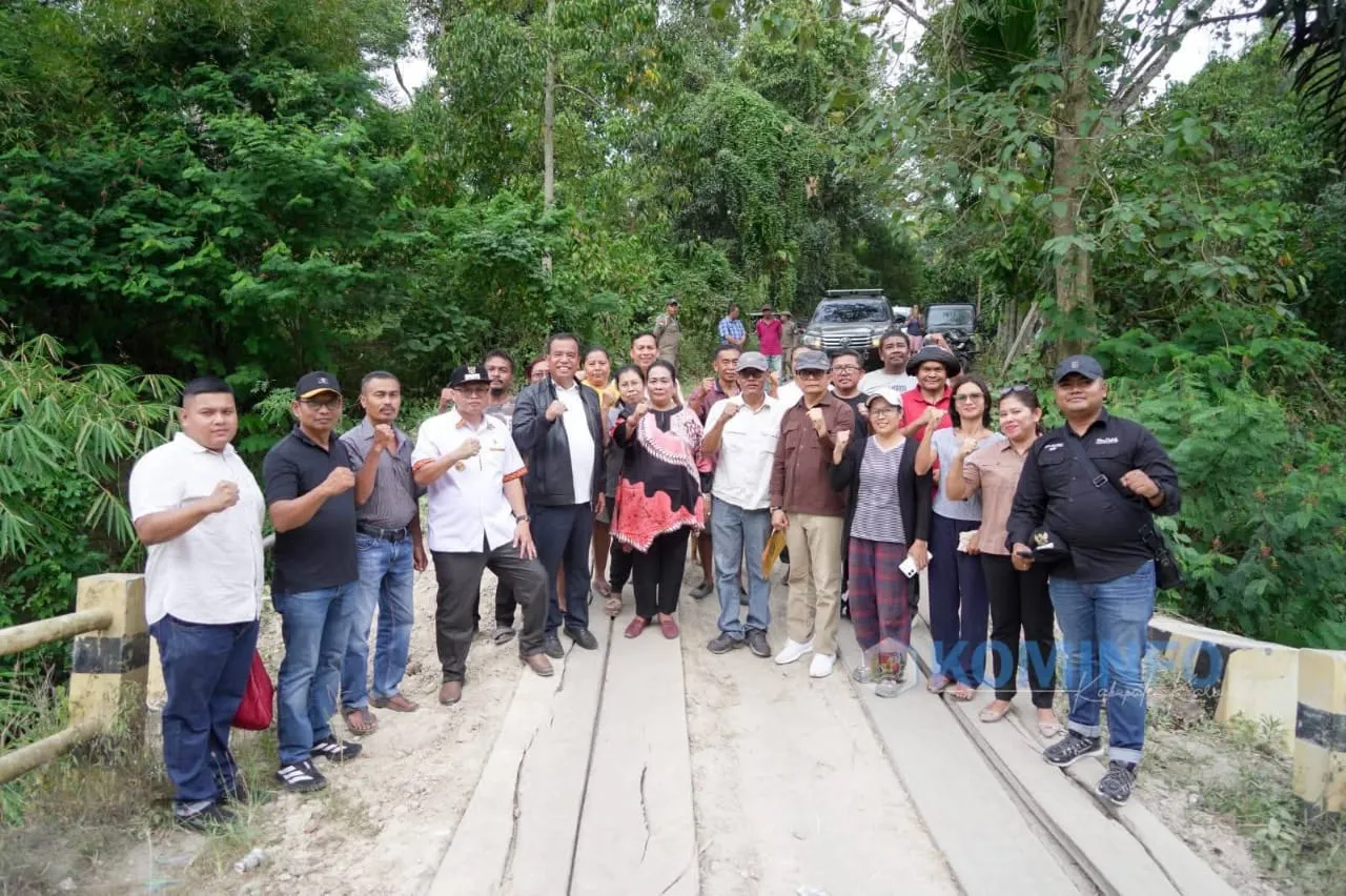 Bupati Karo Tinjau Jembatan Rusak di Kutaraja, Percepatan Perbaikan