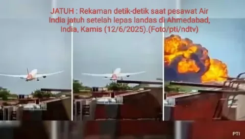 Korban Tewas Kecelakaan Pesawat Air India Bertambah Jadi 260 Orang