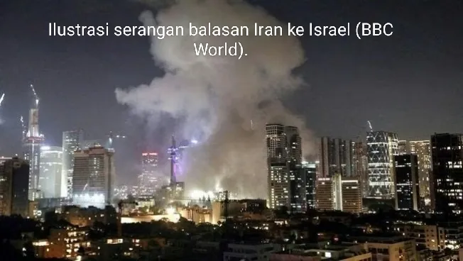 Iran Balas Serangan Israel, Ratusan Rudal Gempur Wilayah Penduduk
