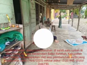 Pembunuhan Sadis  Lima Orang Tewas dan Satu Luka di Aceh Tenggara, Polres Buru Pelaku