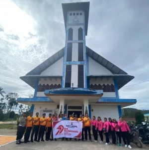 Sambut HUT ke-79 Bhayangkara, Polsek Tanah Pinem Lakukan Bakti Sosial