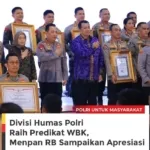 Divisi Humas Polri Terima Penghargaan Zona Integritas dengan Predikat WBK
