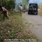 Jelang Kerja Tahun, Warga  Kutaraya Gotong Royong