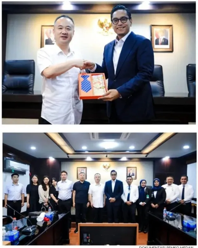 Wali Kota Medan Terima Delegasi Pemko Nantong, Tawarkan Kerja Sama Pendidikan