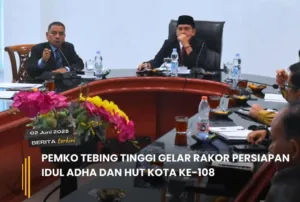 Pemko Gelar Rakor Persiapan Idul Adha dan HUT Kota Tebing Tinggi Ke- 108