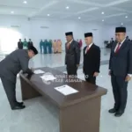 Bupati Asahan Lantik Tiga Jabatan Pimpinan Tinggi Pratama