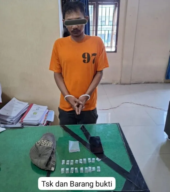 Diduga Simpan 18 Paket Sabu, Seorang Pria Diamankan Polisi di Tigabinanga