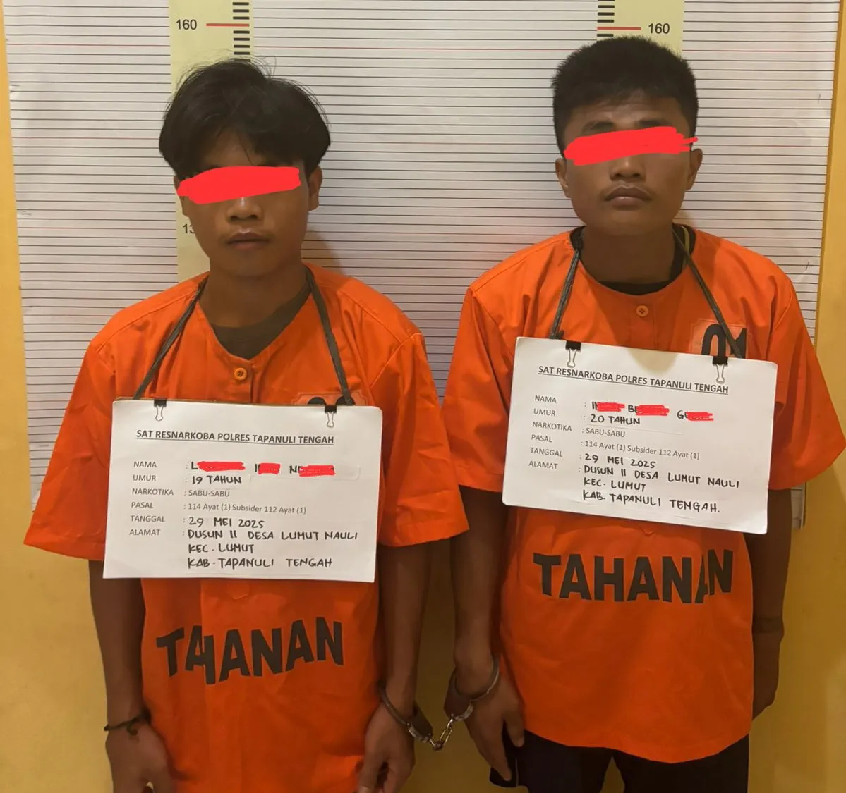 2 Orang Pengedar Sabu Diringkus Sat Narkoba Polres Tapteng