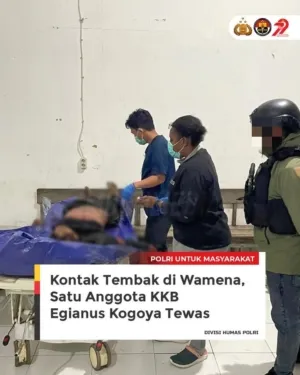 Satu Anggota KKB Tewas Kontak Tembak dengan Satgas Gakkum di Kampung Pugima