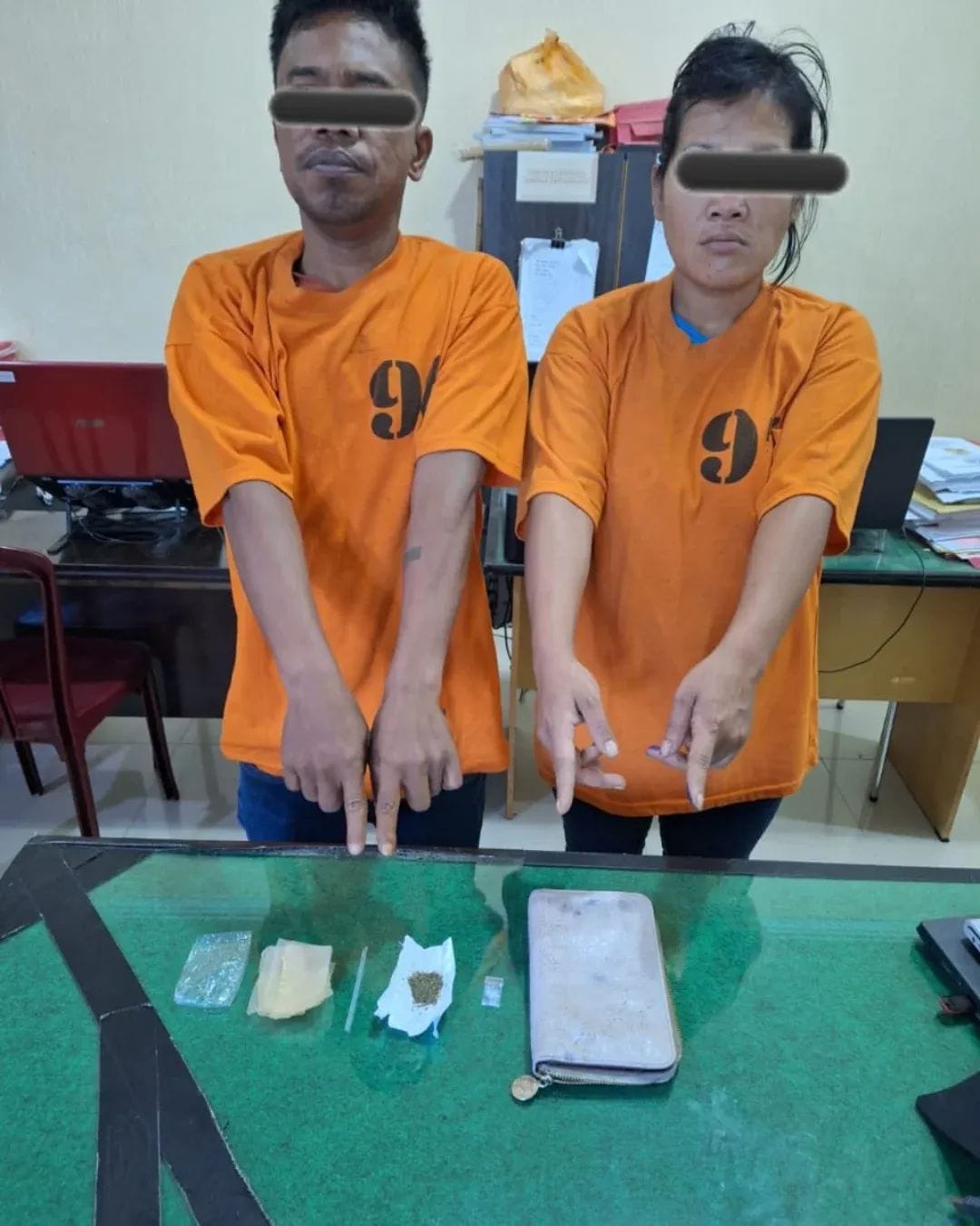 Miliki Sabu dan Ganja, Polres Tanah Karo Amankan 2 Tersangka di Kabanjahe