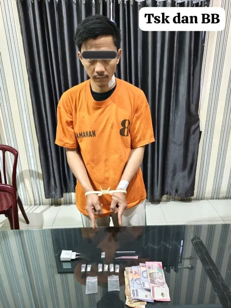 Miliki Narkotika, Pria Diamankan Polisi di Kamar Kos
