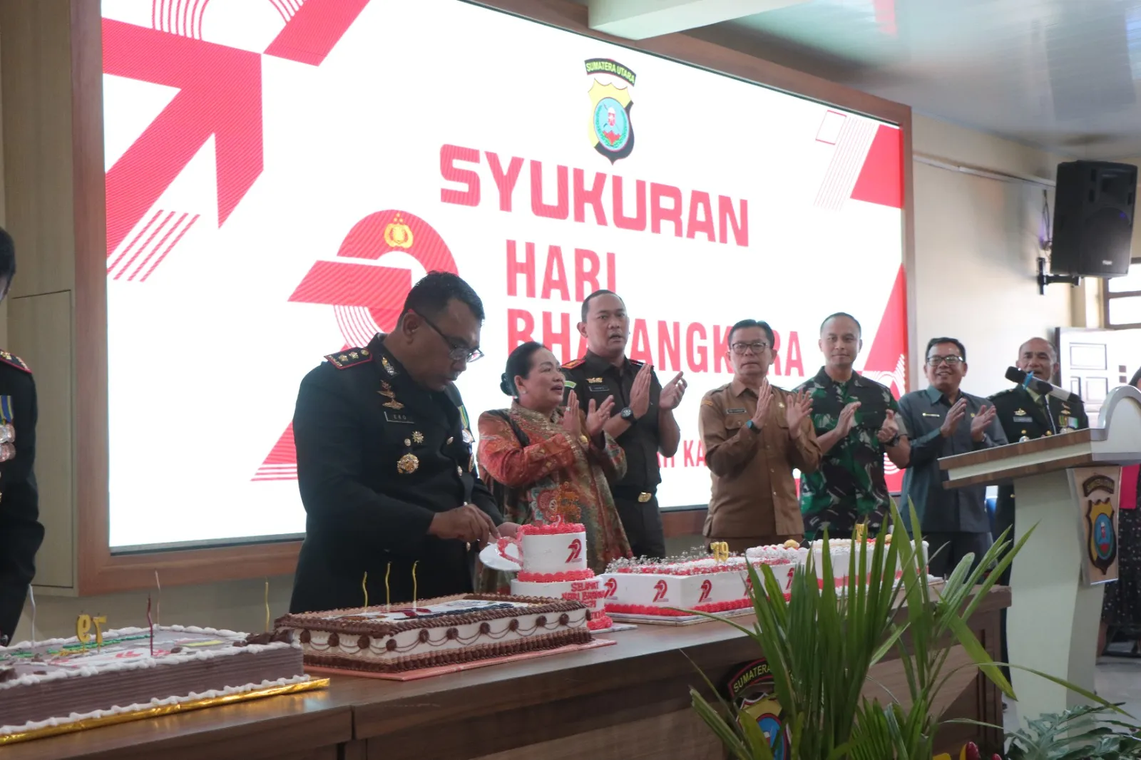 Kapolres Tanah Karo Gelar Syukuran Hari Bhayangkara ke-79