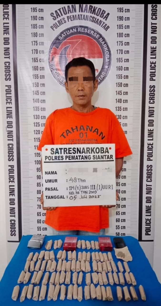 Polisi Ringkus Pengedar Narkotika, Puluhan Paket Ganja Disita