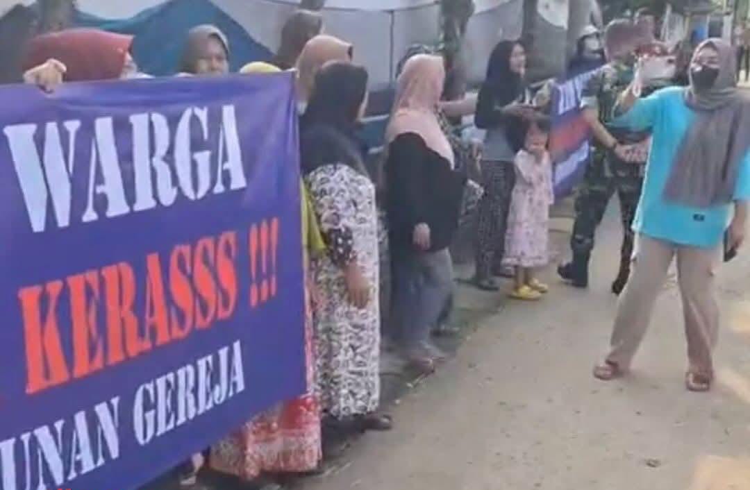 Ratusan Warga Tolak Pembangunan Gereja GBKP di Cilodong Depok, Pihak Gereja Sudah Memiliki IMB