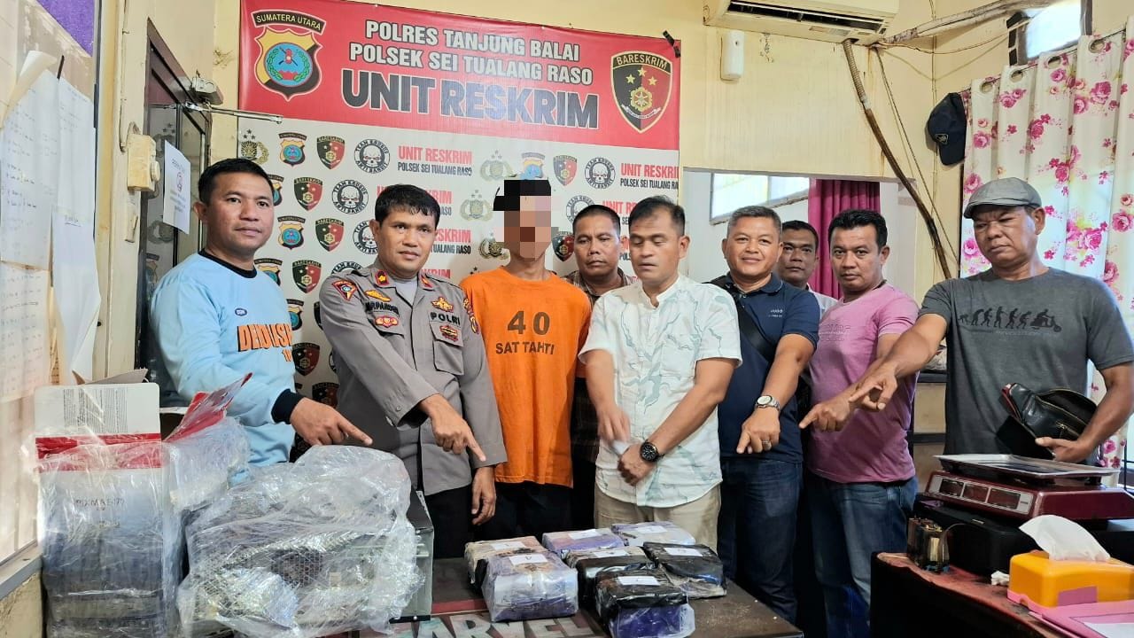 Kapolsek STR Ungkap Predaran 7,54 Kg Narkoba Modus Transito