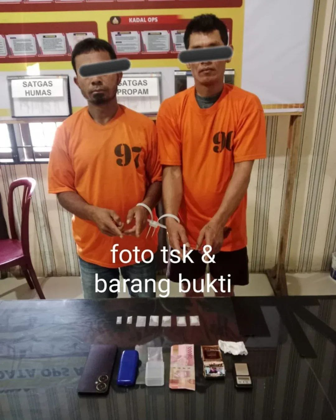 Dua Pemilik dan Pengedar Sabu, Diringkus Satresnarkoba Polres Tanah Karo