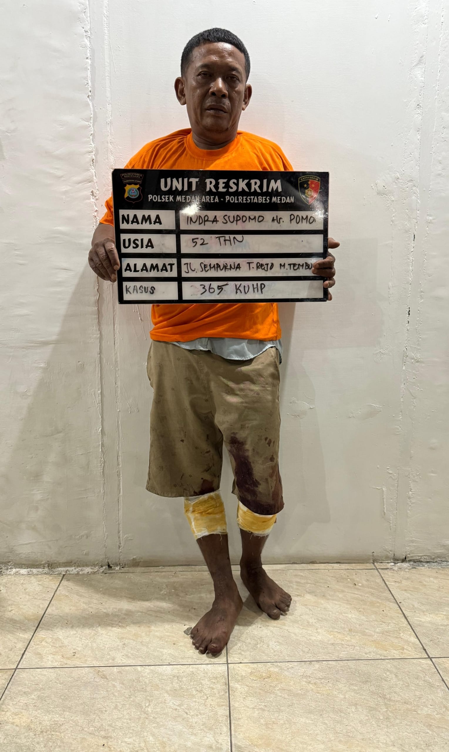 Rampok dan Aniaya Mertuanya untuk Bayar Hutang Judi, Seorang Menantu Ditembak Polisi
