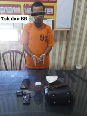 Diduga Bawa Sabu, Satresnarkoba Polres Tanah Karo Amankan Seorang Pria