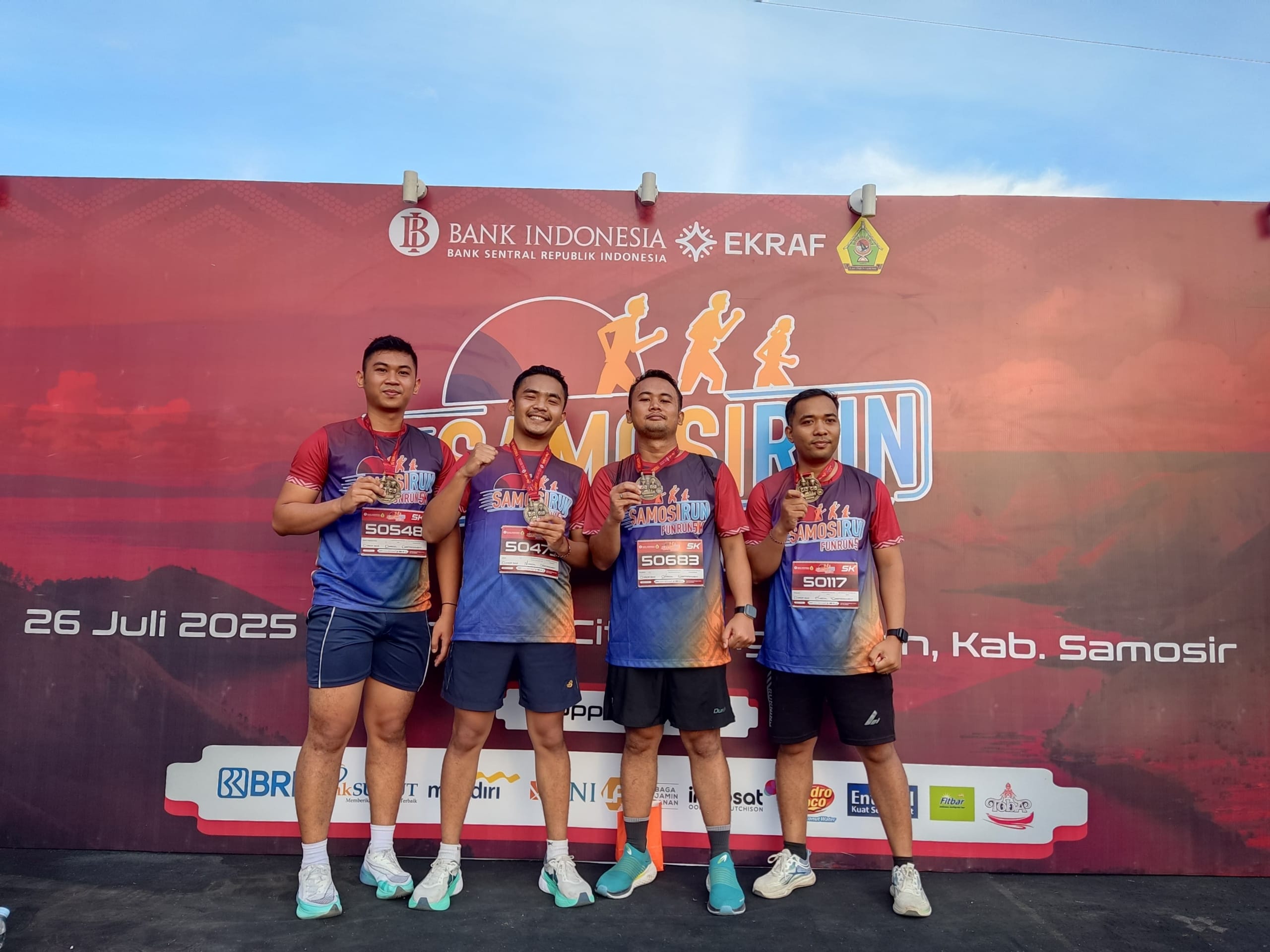 Festival Tao Toba Jou, Lapas Barus Kirim Pegawai Ikuti Samosir Run 2025