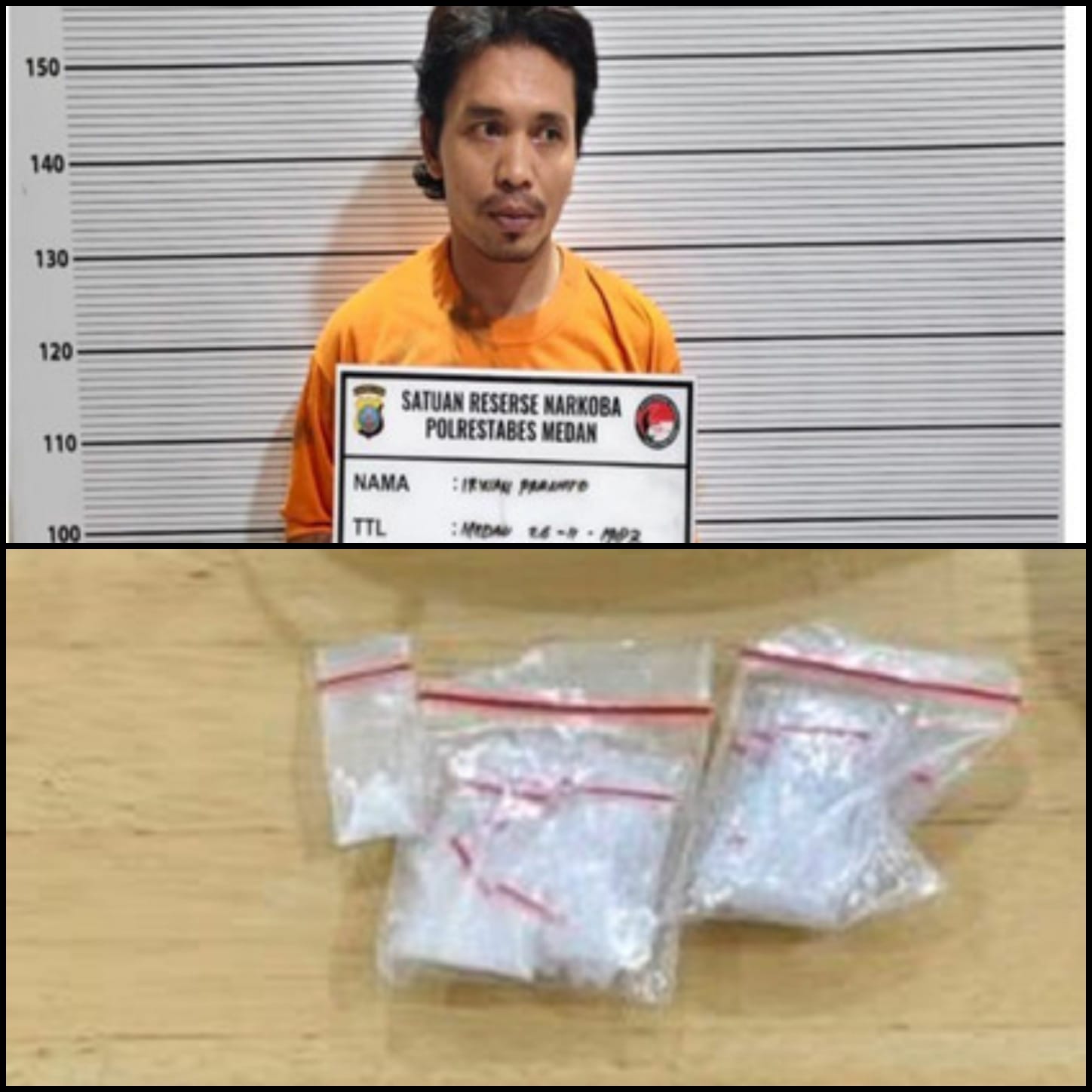Polisi Ringkus Pengedar Sabu, 11 Paket Sabu Disita